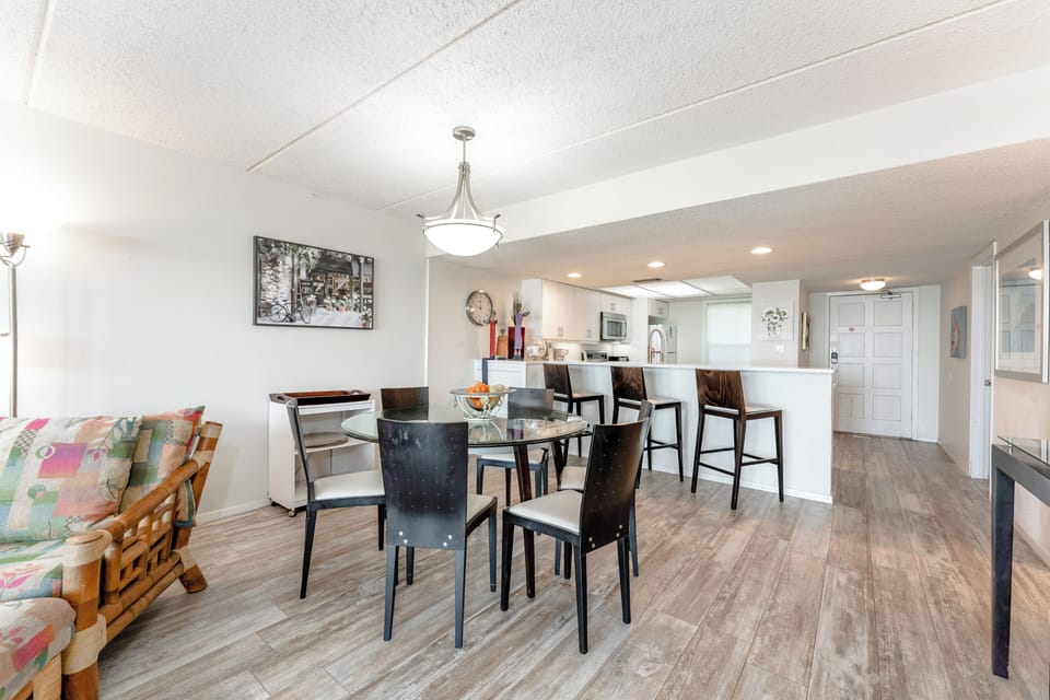 Enjoy life's simple pleasures with plenty of room for a cozy night in from your beach front condo. Invite your friends for movie night or curl up and relax in your spacious area! #LivingMyBestLife
