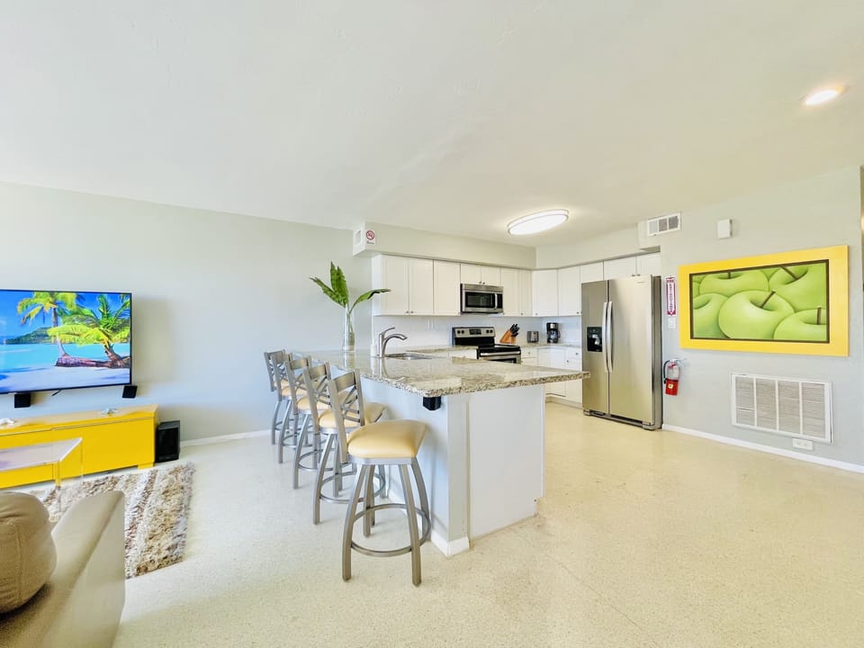 Large and open kitchen