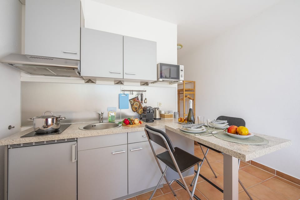 Kitchen and dining area