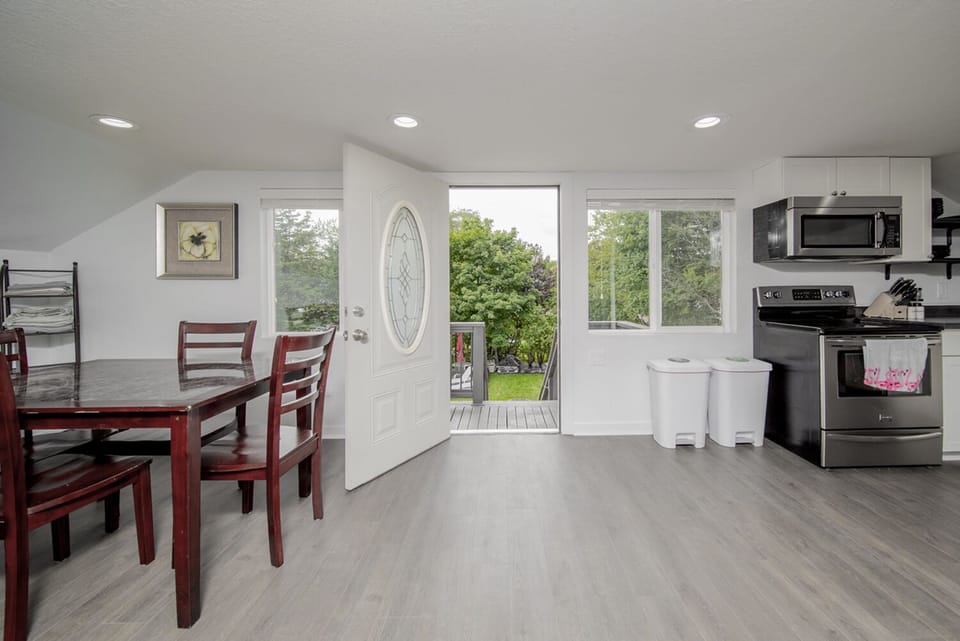 An inviting open backyard awaits you! Sit on the private balcony in the mornings