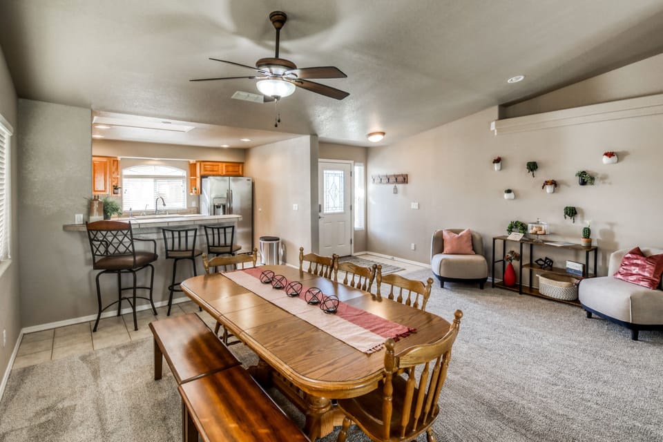 large kitchen table seats 10