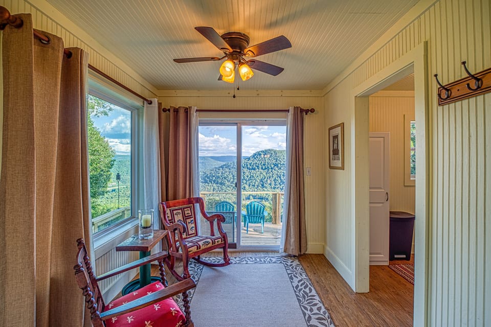 Cozy sun room. Perfect for relaxing 