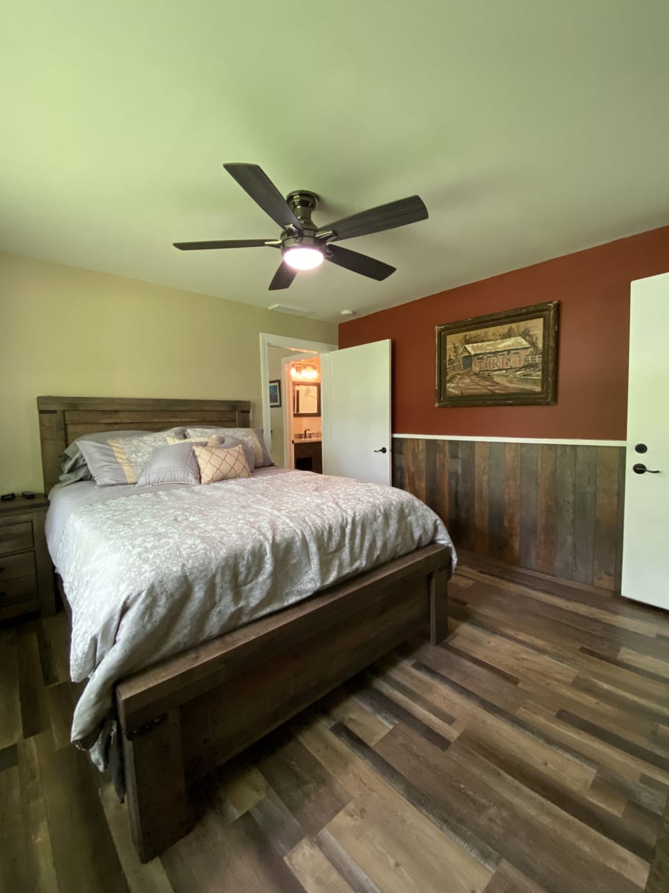 Bedroom: All beds in the Lodge have luxury mattresses with added foam toppers. 
