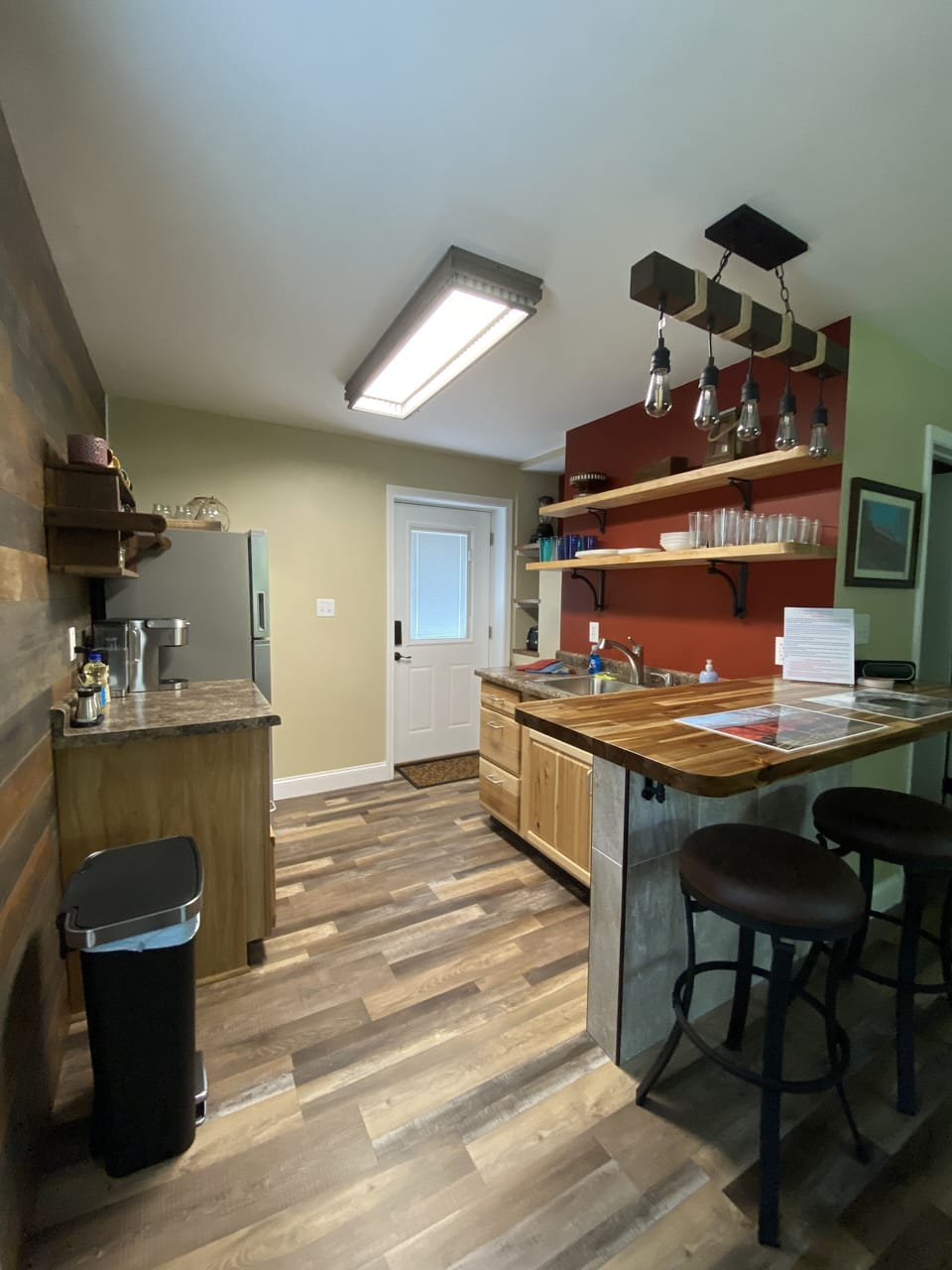 Kitchenette area.  It’s like a luxury suite in a fine hotel on steroids. 