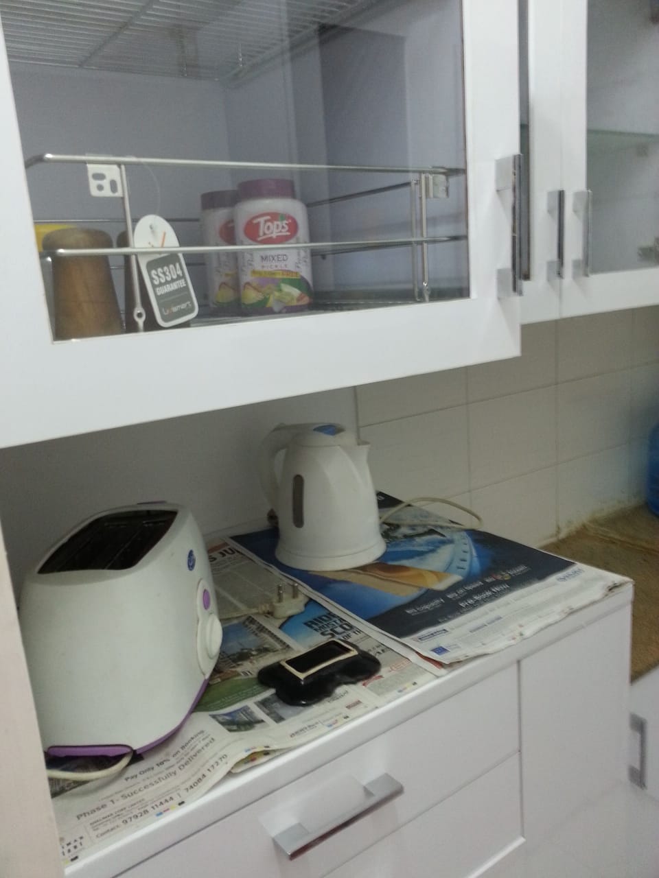 Independent Modular Kitchen of One BHK Apartment SA2