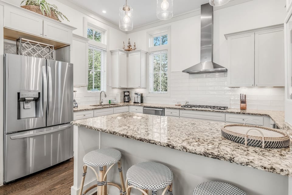 Bar Area and Kitchen