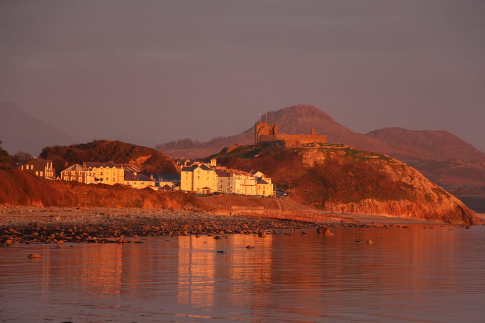 Criccieth at sunset