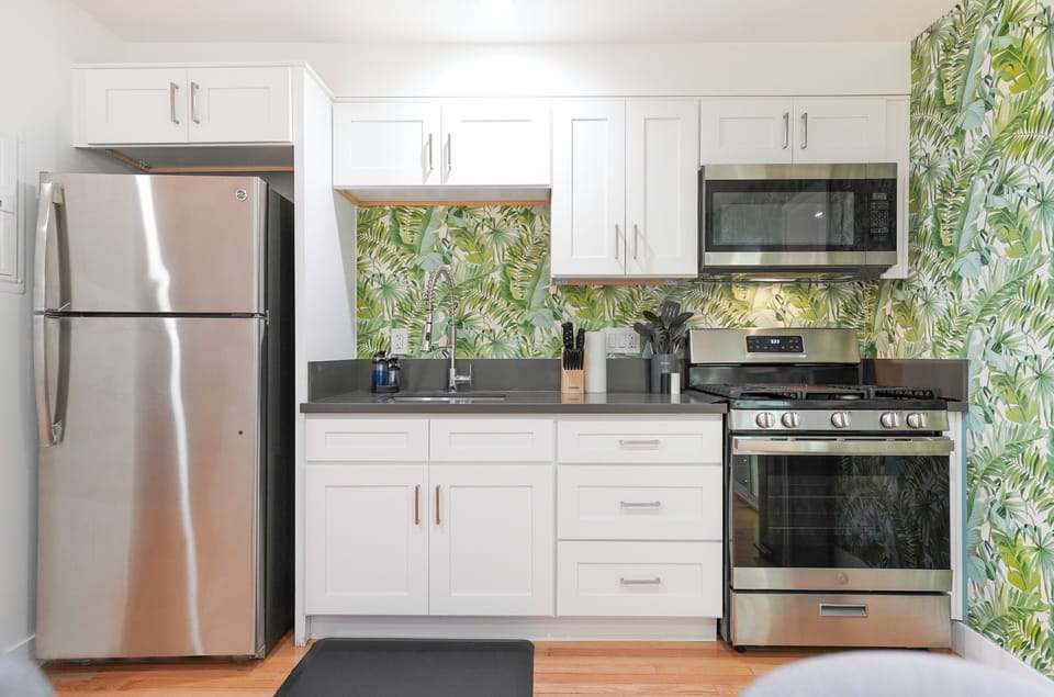 Fully stocked kitchen