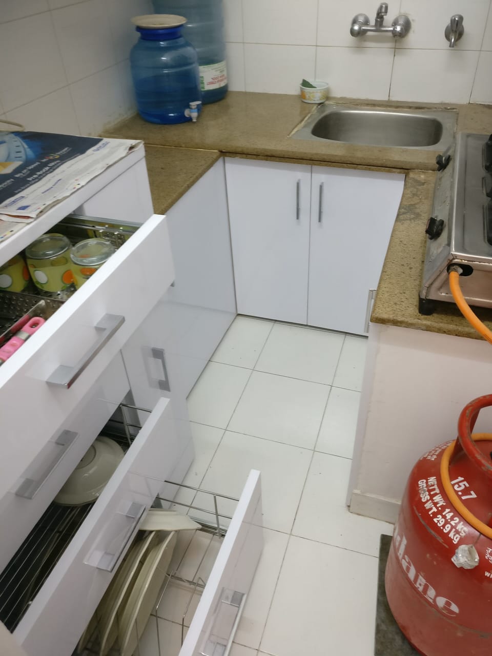 Independent Modular Kitchen of One BHK Apartment SA2
