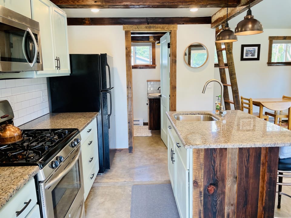 Kitchen view from private entrance