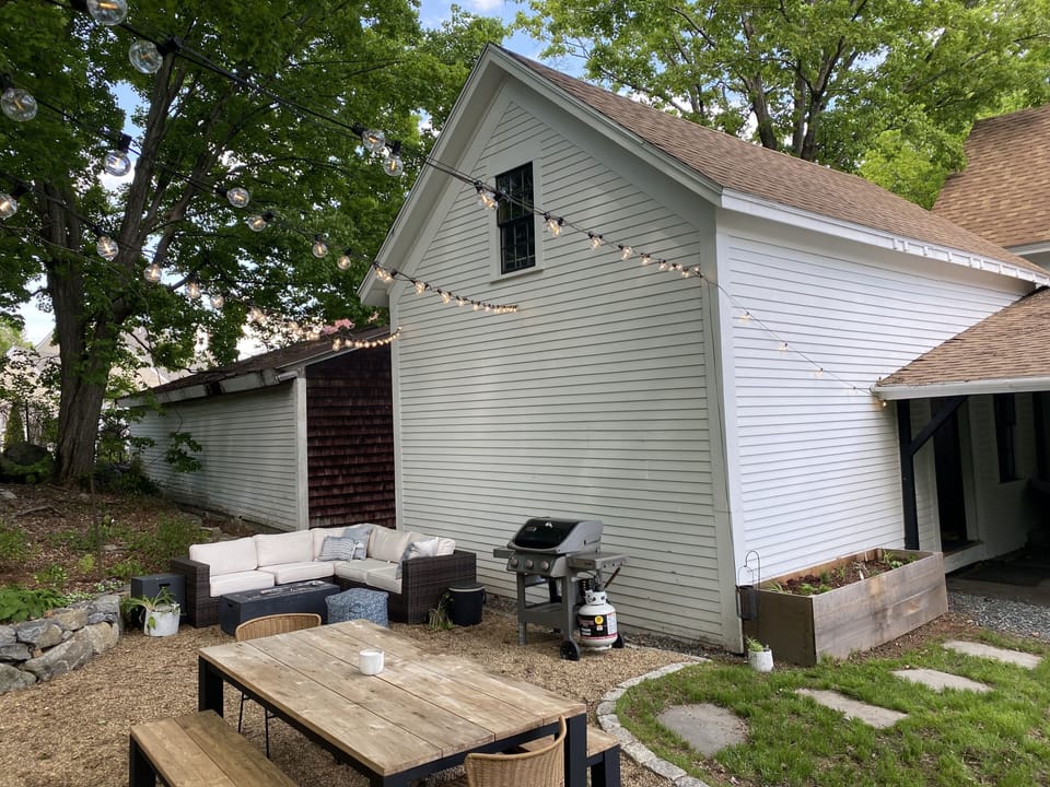 Outside patio