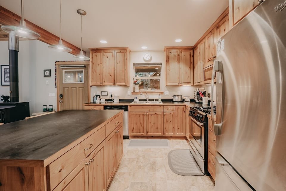 Indoors, Kitchen, Hardwood, Stained Wood, Home Decor