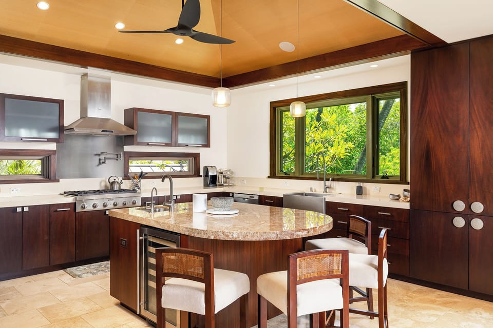Spacious kitchen
