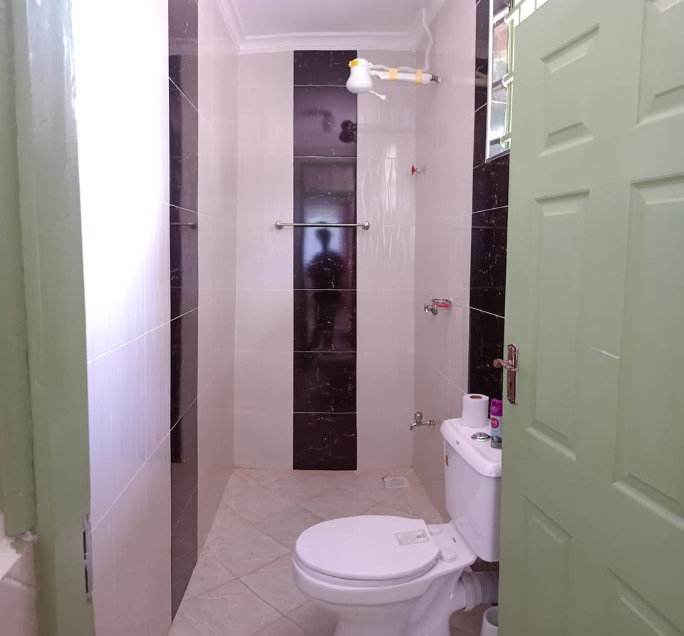 bathroom and shower