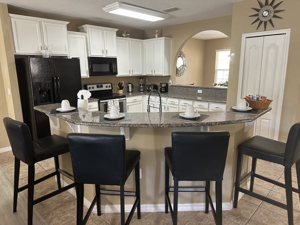 Full Kitchen, showing new cabinets
