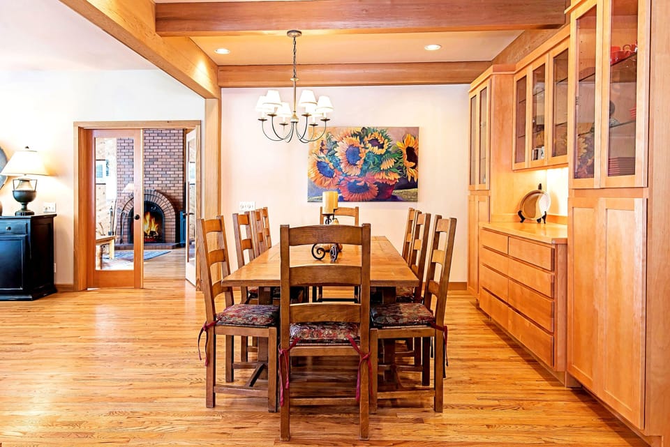 Large dining room table