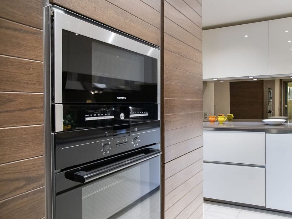 Wood, Interior Design, Home Appliance, Cabinetry, Furniture, Flooring, Major Appliance, Electronic Device, Kitchen Appliance, Kitchen