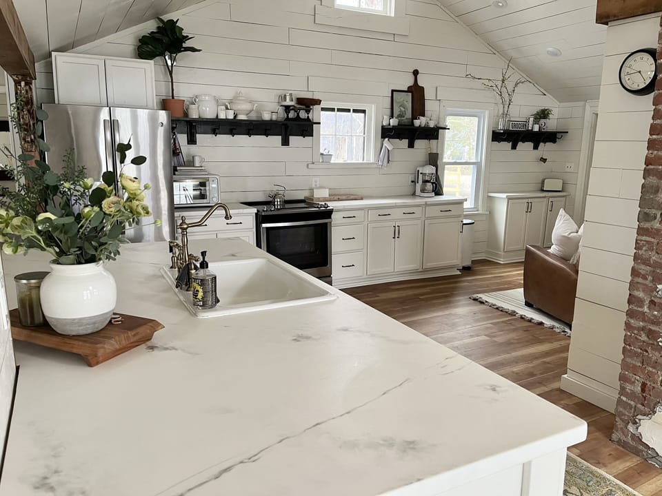 Wide open kitchen