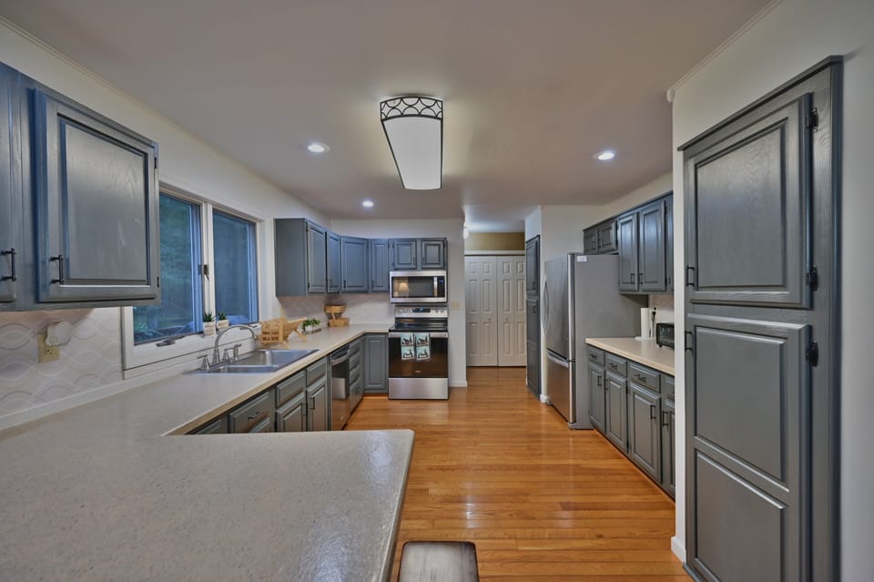 Large fully stocked kitchen