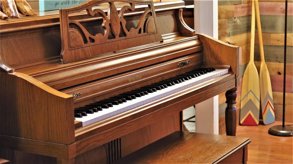 Wurlitzer brand piano 