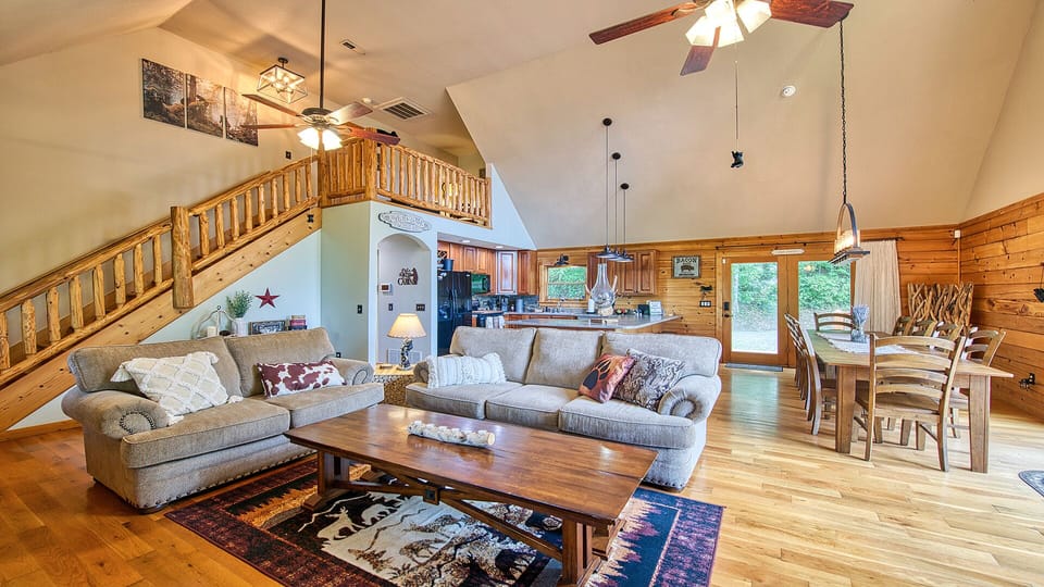 Main Floor has open concept which provides beautiful views.