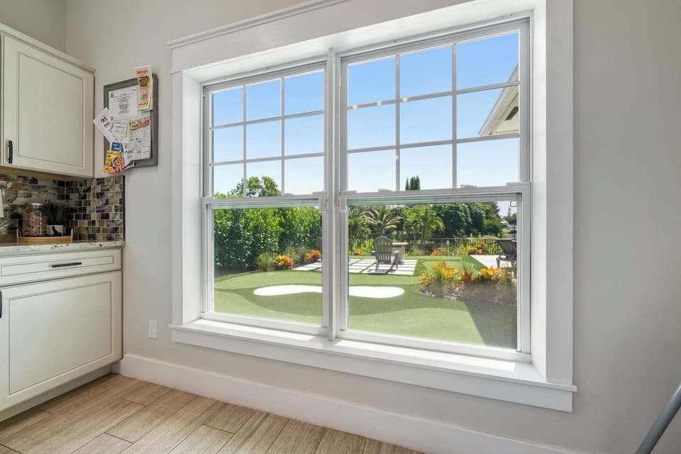 Golf Course View from Kitchen