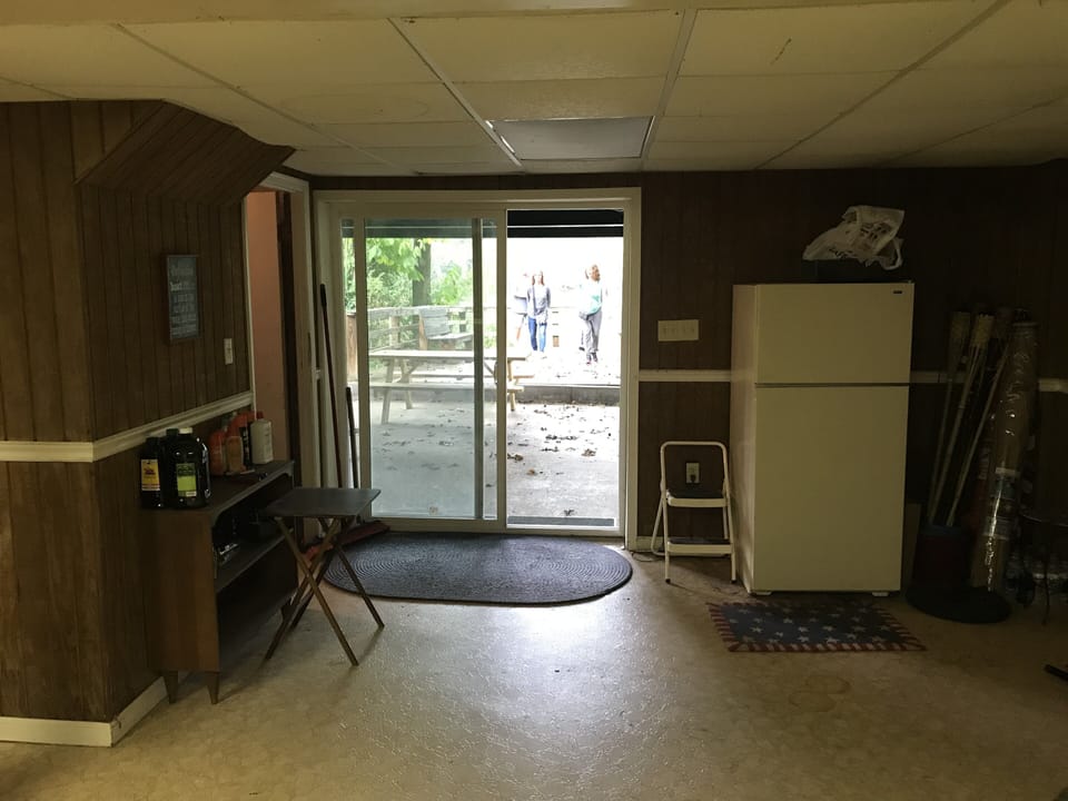 Downstairs entrance