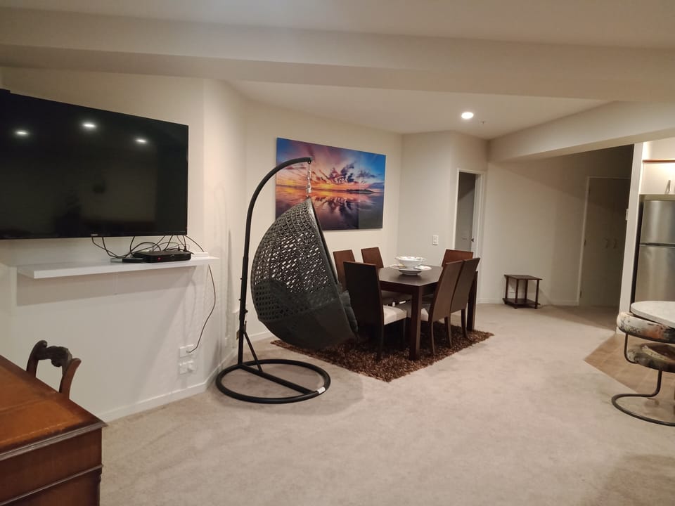 Large living and dining room