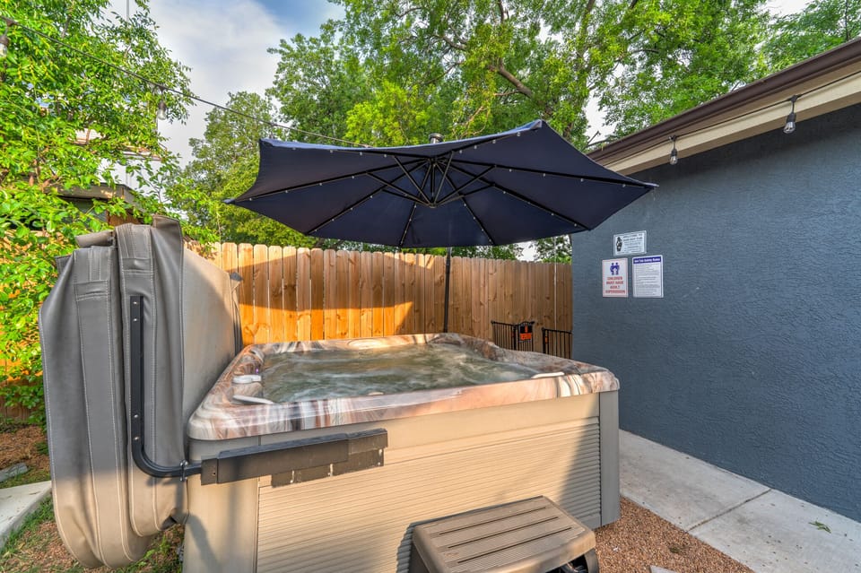 Jacuzzi action in the morning/night , need I say more? and the jets in this jacuzzi really do the back good!