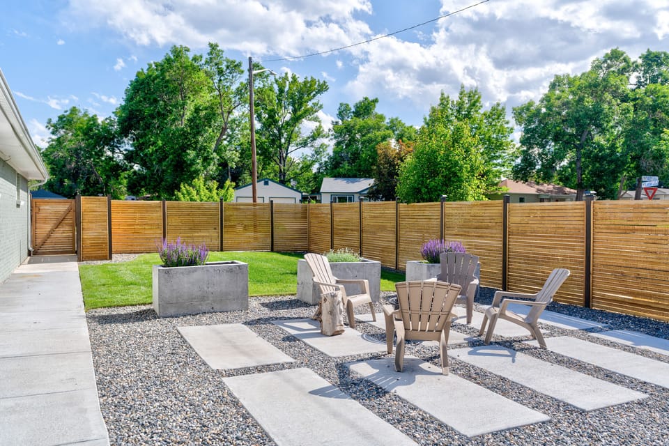 Outdoor seating area