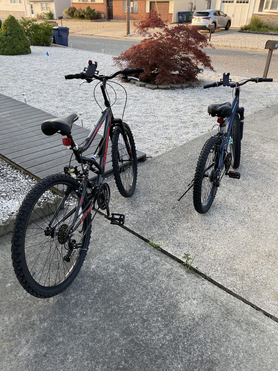 3 Adult Bikes + 2 Teenage/Kid Bikes
