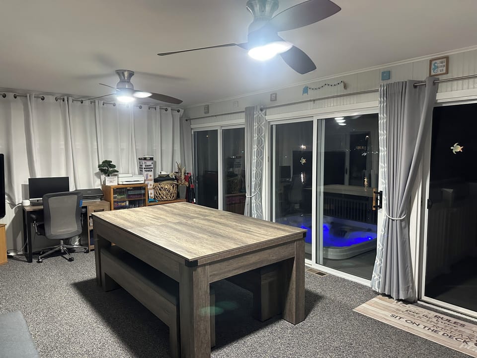 Game Room at night