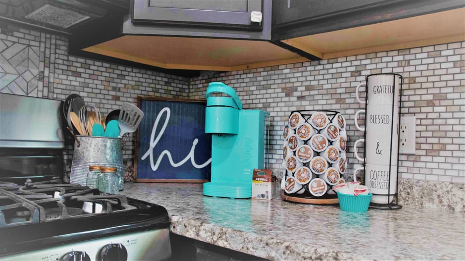 Keurig with a few pods for every guest!