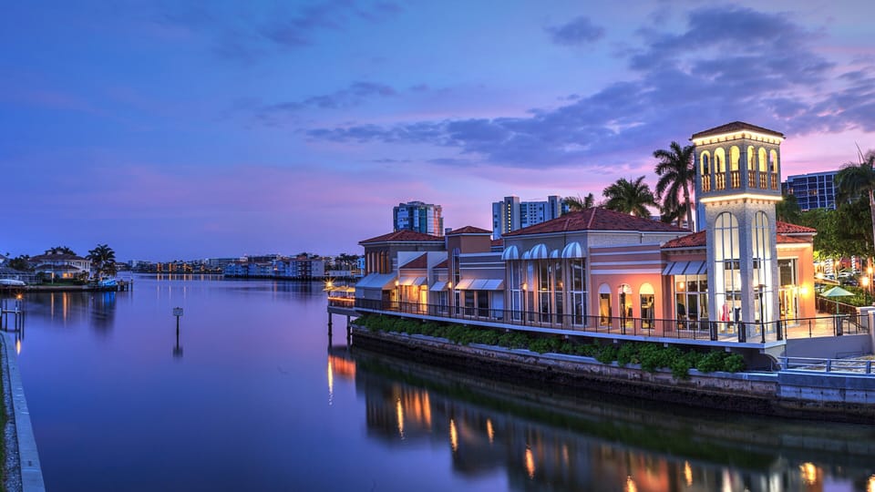 If you don't mind crossing 41, you can easily bike to Venetian Bay.