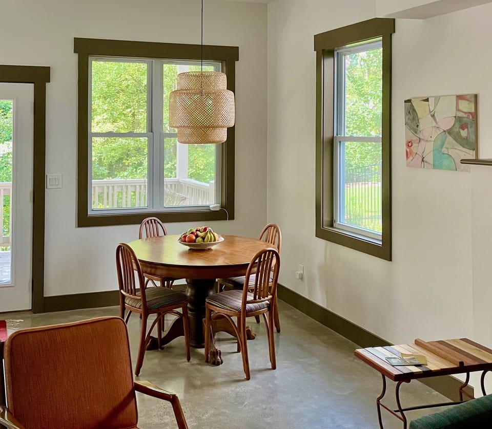 A place to eat, play scrabble, work on your laptop or simply gaze out the window