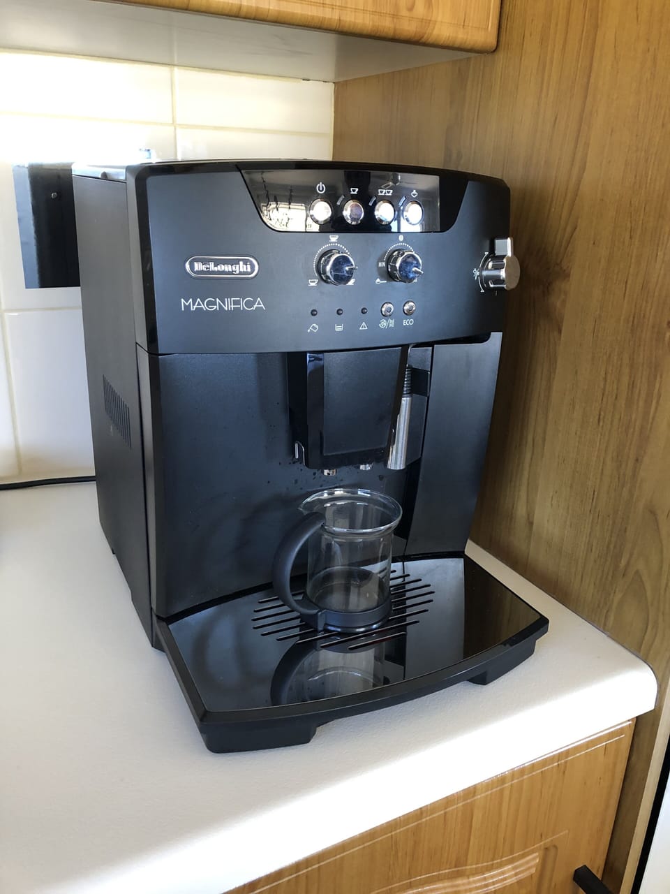 For Coffee lovers we have a Delonghi Magnifica automatic coffee machine 