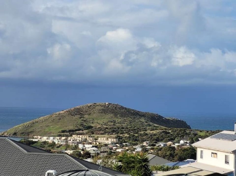 View of the Bluff and ocean from the back of the house