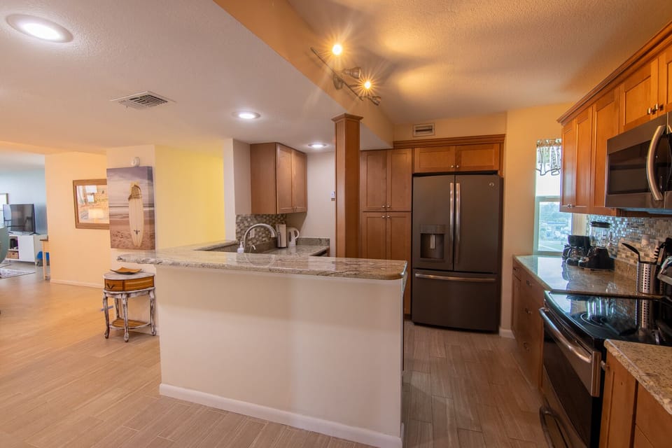 Remodeled kitchen