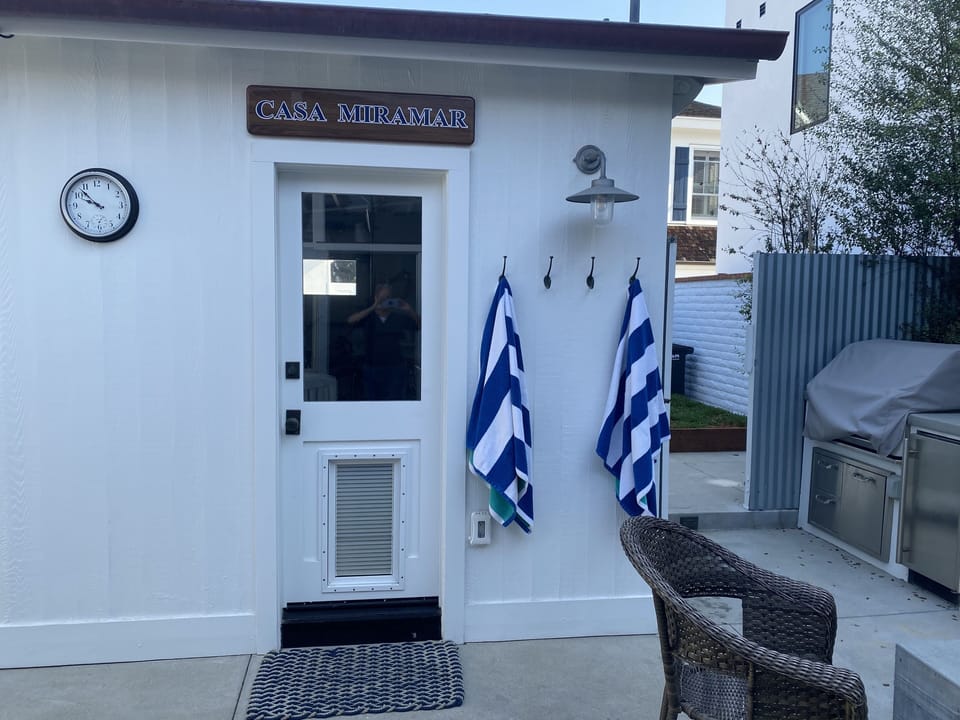 Back Patio door to garage