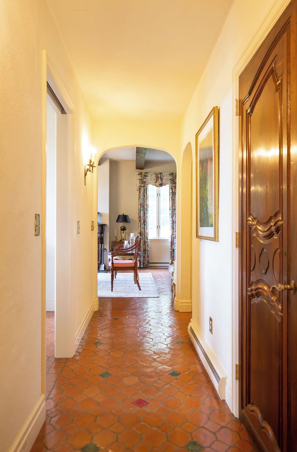 Main level hall looking toward living room