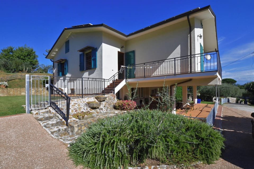 The property and the nice green spaces surrounding