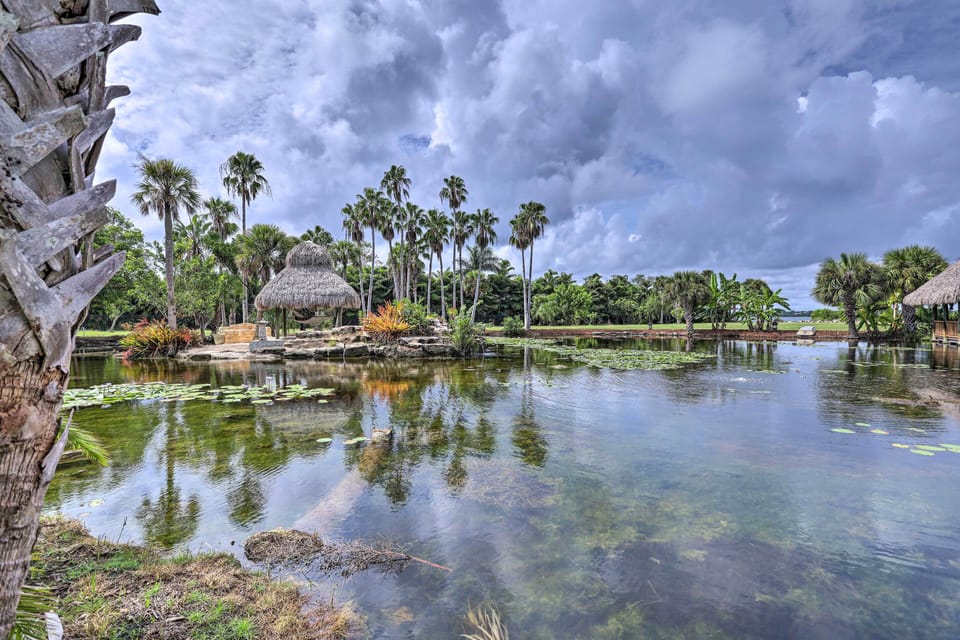 On-Site Pond & Tropical Hut | Other Vacation Rental On-Site