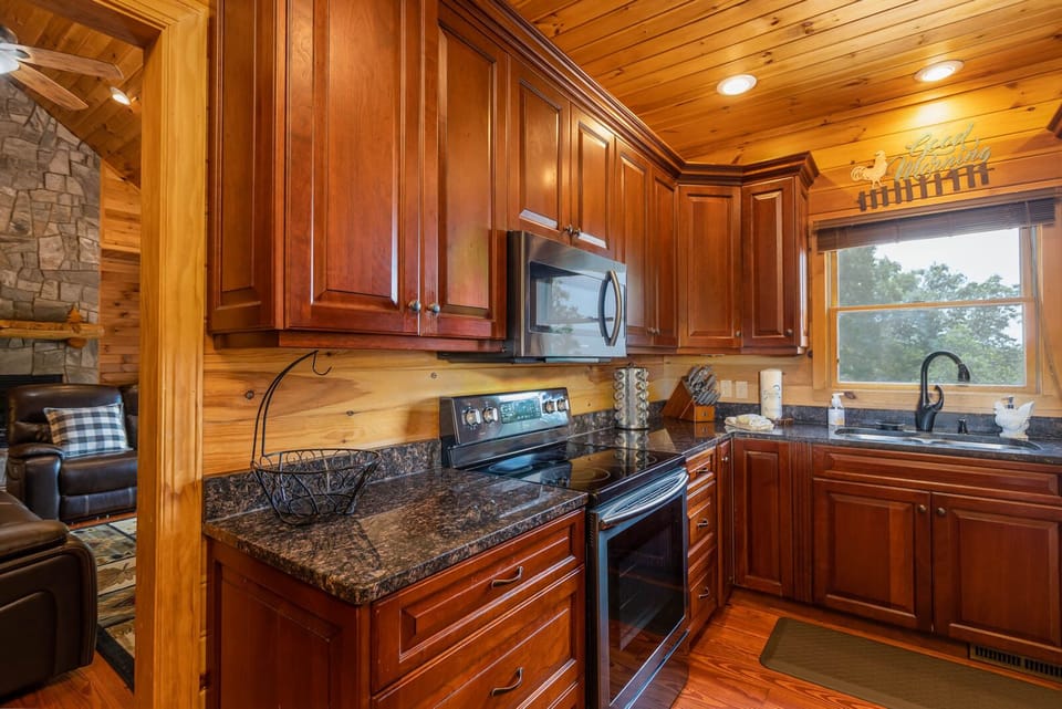 Stainless Appliances, Track Lighting in Kitchen