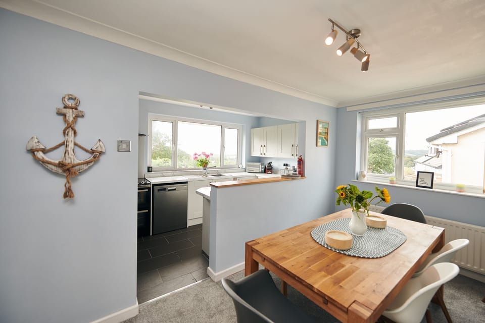 open plan dining area