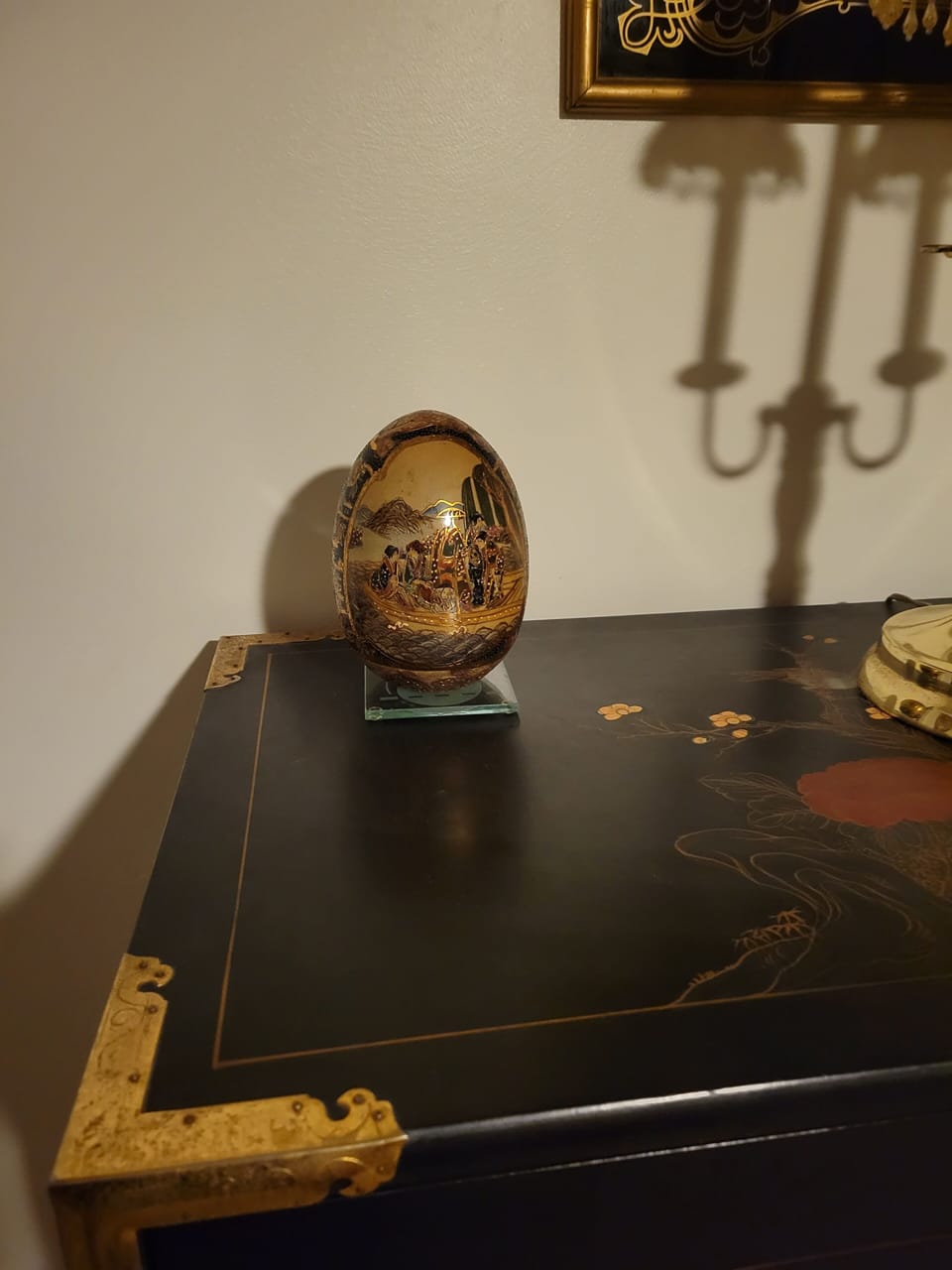 hand  painted oriental furniture 