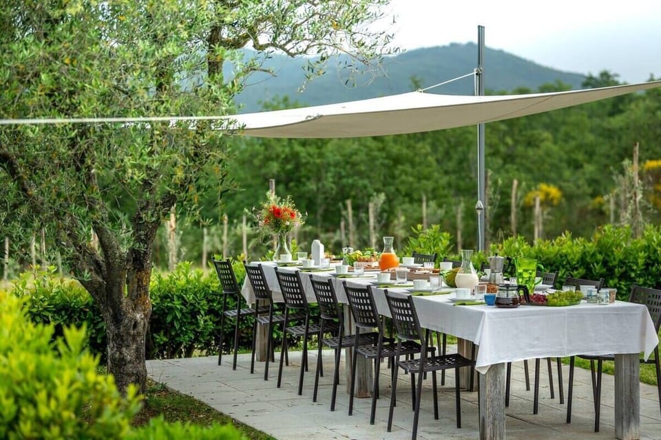 Al fresco dining on the terrace