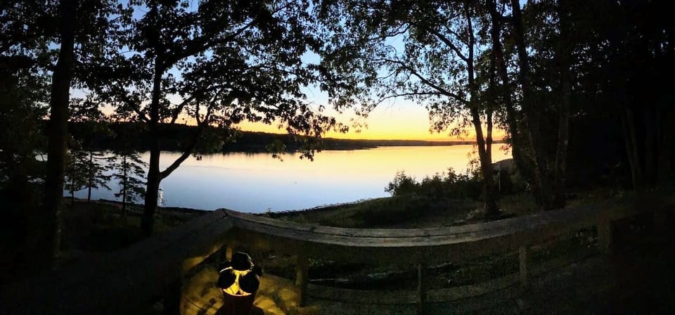 Beautiful sunsets right from the deck!