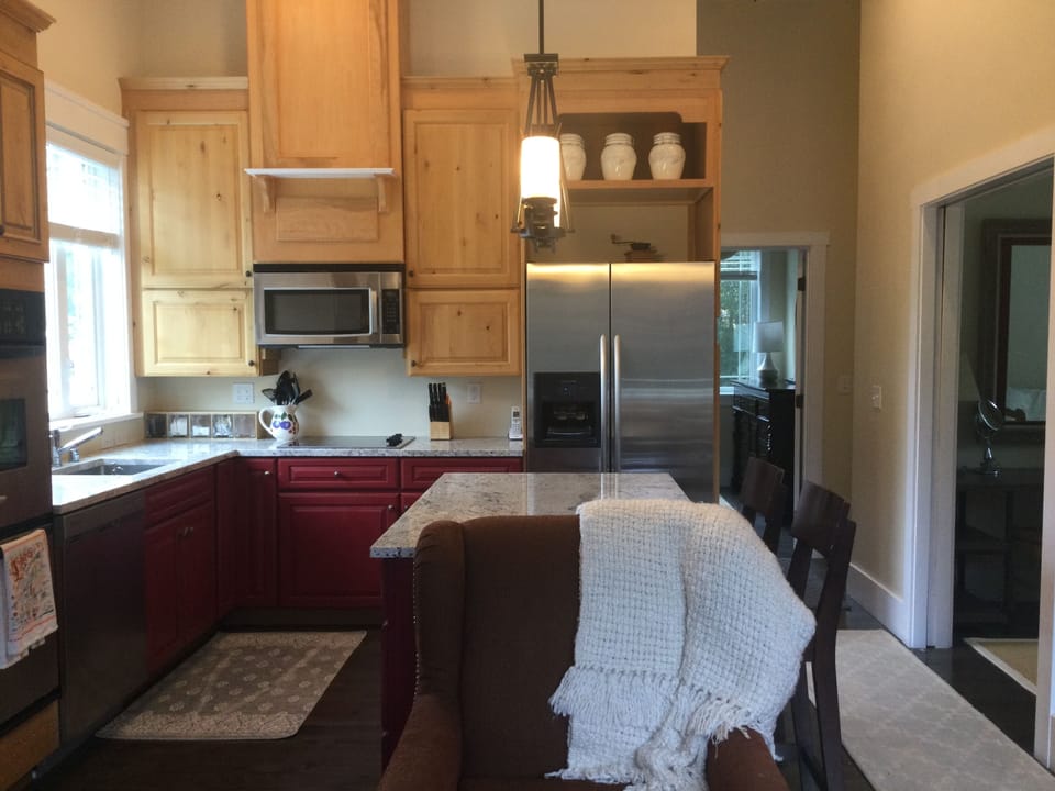 Carriage house kitchen.