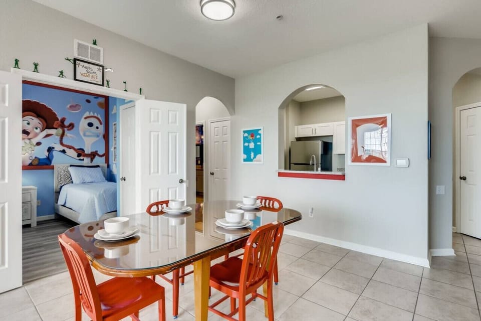Enjoy every meal in this bright and welcoming dining room, where comfort and style come together.
