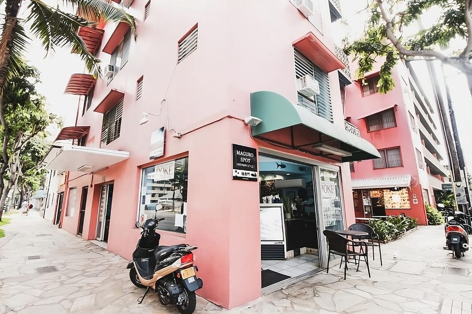 Arrive to a charming corner building steps from local eats.